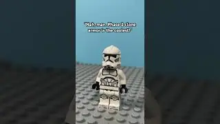 The coolest clone armor #clonetroopers #clonewars #lego #stopmotion #starwars
