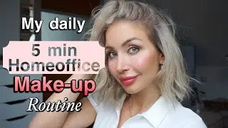 Get ready with me | 5 Minute Lockdown Homeoffice Make Up Routine