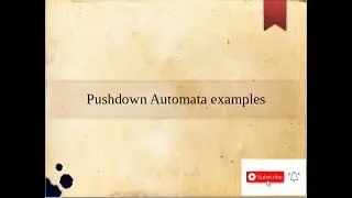 Pushdown Automata Examples || Part2 || Theory of Computation || Malayalam Tutorial
