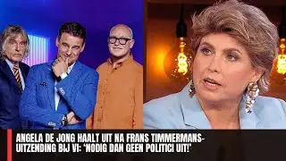 Angela de Jong haalt uit na Frans Timmermans-uitzending bij VI: &lsquo;Nodig dan geen politici uit!&rsquo;