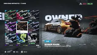 How to Change Driving Effects in NFS Unbound - Change Smoke #needforspeed