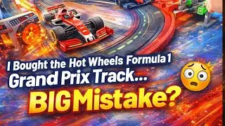 Игрушечная трасса Hot Wheels, трасса для Гран-при Формулы-1 - ОБЗОР (без батареек)