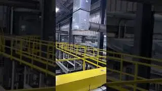 Area directly above loading dock and walkway