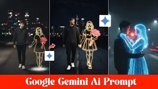 Google Gemini Neon Ai Couple Prompt | Google Gemini Photo Editing | Gemini ai prompt 2026