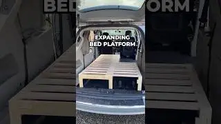Start your car camping or vanlife journey with this modular expanding bed platform kit 🛠️ 🚐 🏔️