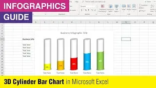 Cylinder Bar Chart | 3D Data Visualization in Microsoft Excel | 3D Bar Chart