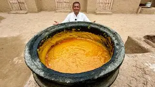 Turkish Red  LENTIL SOUP in STONE POT | Ezogelin Corbasi Recipe | Lentil Soup in 30 Minutes