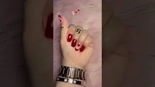 #cherryred#nailart#love💅❤️