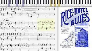 Rice Hotel Blues by Jimmie Marten (1915, Ragtime Blues piano)