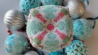 Whimsy Christmas Biscornu - Finishing Tutorial