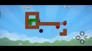 Apple worm level 52 ...***harder than previous***.&hellip;.