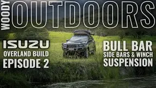 Isuzu MU-X Overland Build EP2 | Bullbar, Side Steps, Winch + Suspension Setup