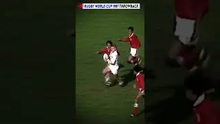 Canada score their 7TH try against Tonga in 1987 Rugby World Cup #rugby #throwback