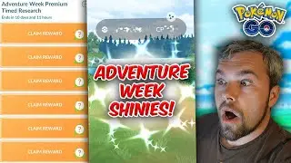 Adventure Week Shinies Caught! Take Advantage of THIS while you can!