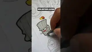 NAKRĘTKA PUSZKI SPRAYU Z POSTACIAMI GRAFFITI 😁 #graffiti #sztuka #szorty