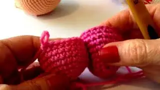 Teje punto X en amigurumis y has los chinos para el pelo de tu muñeca By Petus