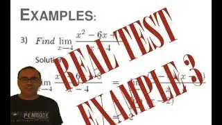 Numerical Method solving Limit of a Fuction - REAT TEST example 3