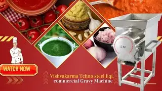 Gravy Making Machine | Ginger Garlic & Onion Paste l Gravy Machine for Curry, Masala & Paste Making