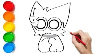 How To Draw Incredibox Sprunki Drawing  Wenda | Draw Easy 100M
