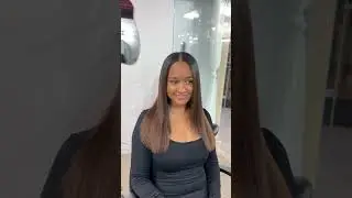 Soft &ldquo;silkpress&rdquo; on naturally curly hair #shorts #beforeafter #hairtok #hair #silkpress