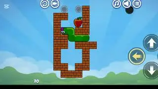 Apple Worm game level 70 #appleworm #gaming #usa #androidgames #funny 