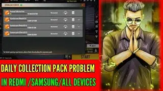 free fire daily collection pack download problem in redmi|Samsung |all devices 🔥