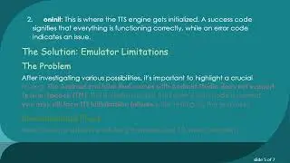 Resolving the TextToSpeech Initialization Error in Android Applications