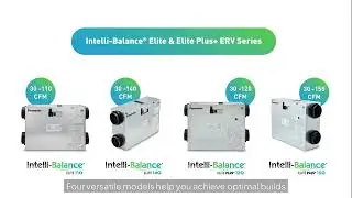 Discover the Intelli-Balance Elite ERV Family | Balanced Ventilation for Modern Homes