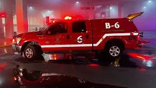 Atlanta fire vehicle stolen as crews battle blaze