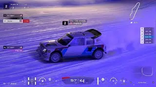 Last lap battle lake Louise