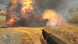 Call of Duty 1 Remastered Gameplay - World at War Mod