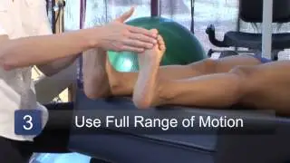Doing Ankle Pump Exercises as Physical Therapy Treatment : Physical Therapy