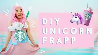 ✂ DIY Starbucks Unicorn Frappuccino Costume