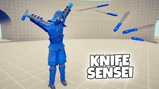 KNIFE SENSEI vs EVERY FACTION | TABS Totally Accurate Battle Simulator