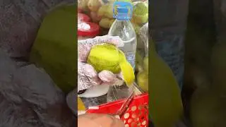 Epic Ambarella fruit Cutting Skills &ndash; Giant Fruit Edition