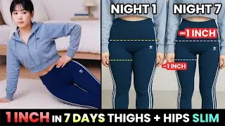 Похудейте на 2,5 см за 7 дней 🍑 Пилатес без приседаний для стройных ног и бедер!