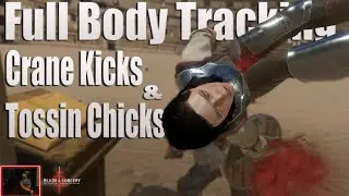 Crane Kicks and Tossin Chicks - Full Body Tracking - Blade and Sorcery VR