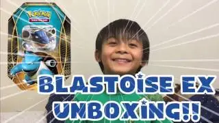 Blastoise tin unboxing!!
