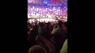 CM Punk And John Cena  Make Their Entrances At M.I.T.B 2011