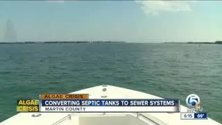 Converting septic tanks to sewer systems