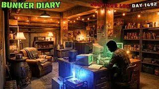 Surviving a Toxic Storm Underground | Cozy Bunker Story & Visual Novel