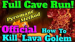 Destroy Lava Golem With Pyro | Our Full Cave Run | Official Network