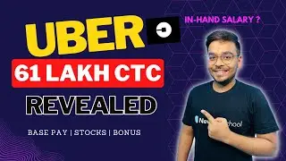 UBER SDE1 61 Lac Detailed CTC Breakdown | Base, Bonus, Stocks, Benefits