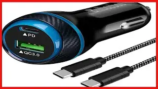 Charge Your Devices 4X Faster with This 45W Dual-Port Car Charger
