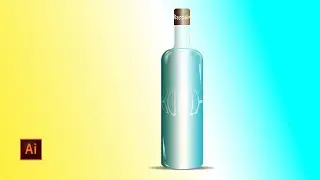 Glass Bottle Adobe Illustrator Tutorial