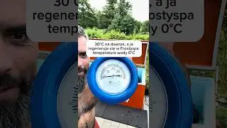 30&deg;na dworze, a ja regeneruje się w Frostyspa, temperatura wody 0&deg;C #icebath #iceplunge #frostyspa