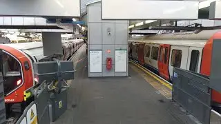 New Piccadilly Line Train - New 2024 Stock - with the District Line Train - S7 Stock - 27/09/2025