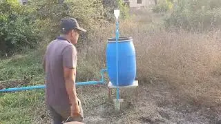 Brilliant idea to make Gravity water pump #diy #foryou