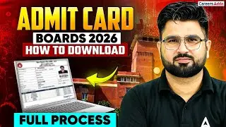 CBSE Class 10th 12th Admit Card Update🔥How to Download Boards 2026 Admit Card Step by Step Process 📑