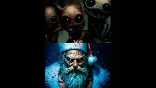Evil Santa Claus VS Cartoon Cat,Krampus,Smile Cat #shortsvideo